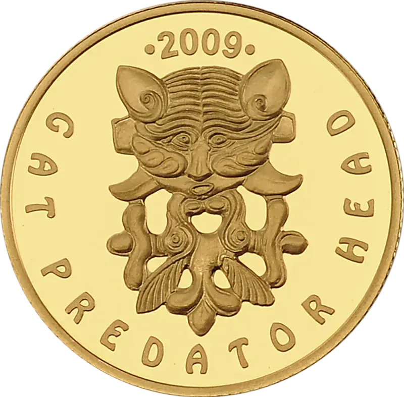 Feline Predator with Deer-Reverse