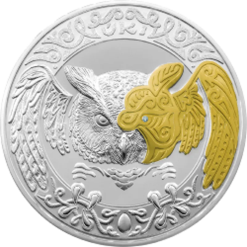 UKI (Филин) | 500 тенге | proof | Қазақстан - Реверс