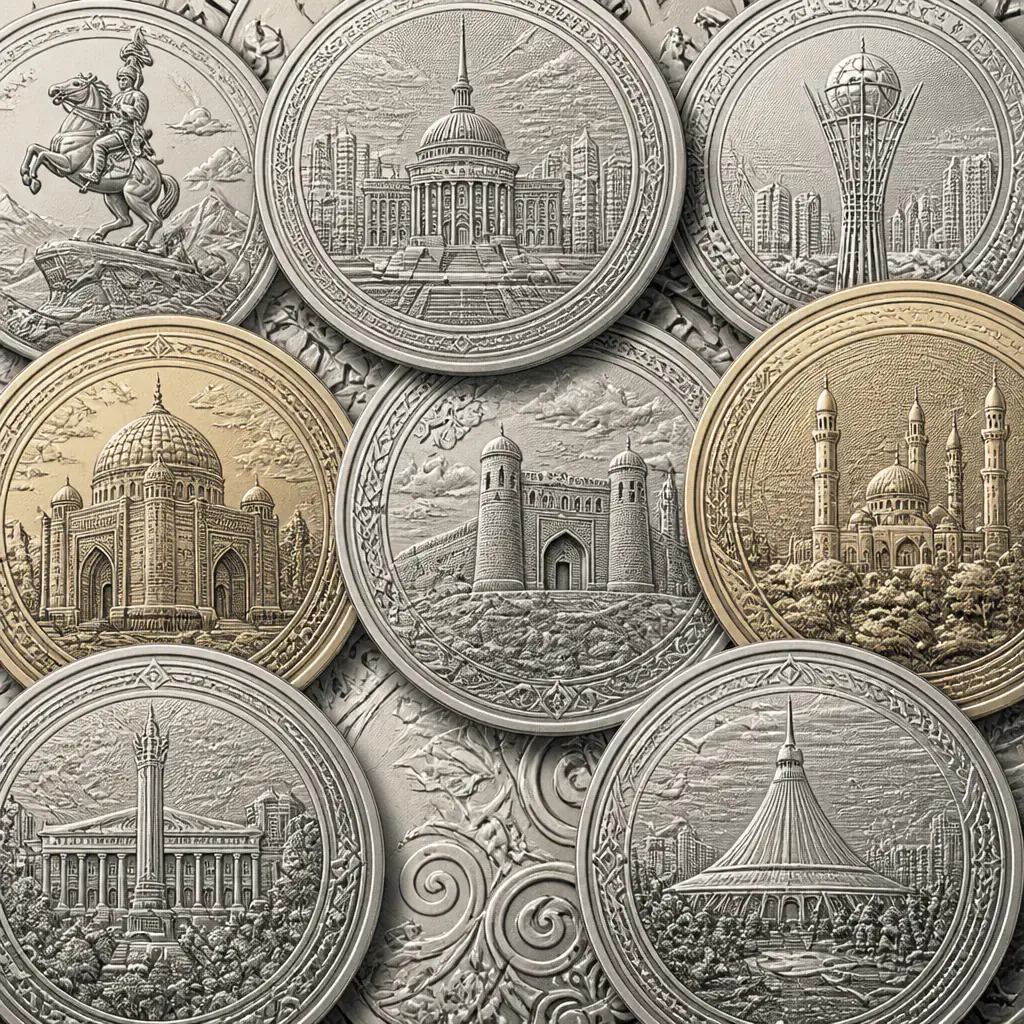 Cities of Kazakhstan Coin Series — Commemorative Coins Celebrating Kazakhstan's Historic Cities